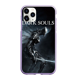 Чехол iPhone 11 Pro матовый Dark Souls, цвет: 3D-светло-сиреневый