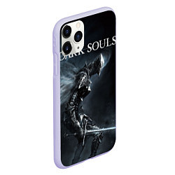 Чехол iPhone 11 Pro матовый Dark Souls, цвет: 3D-светло-сиреневый — фото 2