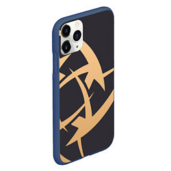 Чехол iPhone 11 Pro матовый Ninjas in Pyjamas, цвет: 3D-тёмно-синий — фото 2
