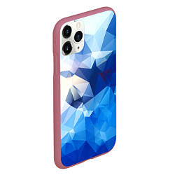 Чехол iPhone 11 Pro матовый Абстракция, цвет: 3D-малиновый — фото 2