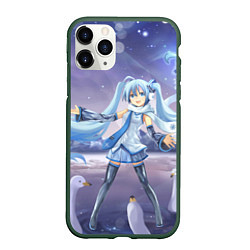 Чехол iPhone 11 Pro матовый Hatsune Miku