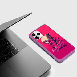 Чехол iPhone 11 Pro матовый So we are actually doing this?, цвет: 3D-фиолетовый — фото 2