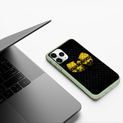 Чехол iPhone 11 Pro матовый Wu-Tang Clan: Grid, цвет: 3D-салатовый — фото 2