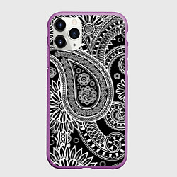 Чехол iPhone 11 Pro матовый Paisley