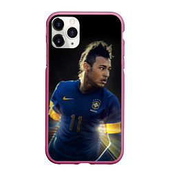 Чехол iPhone 11 Pro матовый Neymar: Brasil Team