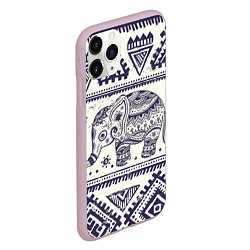 Чехол iPhone 11 Pro матовый Африка, цвет: 3D-розовый — фото 2