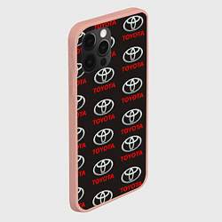 Чехол для iPhone 12 Pro Max Toyota, цвет: 3D-светло-розовый — фото 2