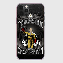 Чехол для iPhone 12 Pro Max The Strongest Hero, цвет: 3D-серый