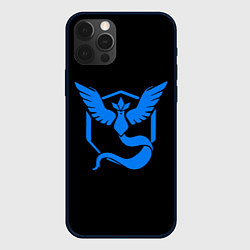 Чехол для iPhone 12 Pro Max Pokemon Blue Team, цвет: 3D-черный
