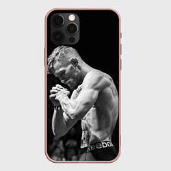 Чехол для iPhone 12 Pro Max Conor McGregor: Mono, цвет: 3D-светло-розовый