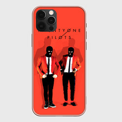 Чехол для iPhone 12 Pro Max Twenty One Pilots, цвет: 3D-светло-розовый