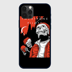 Чехол для iPhone 12 Pro Max Twenty one pilots: Skulls, цвет: 3D-черный