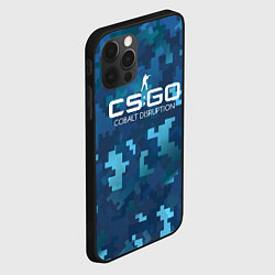 Чехол для iPhone 12 Pro Max Cs:go - Cobalt Disruption Ржавый кобальт, цвет: 3D-черный — фото 2