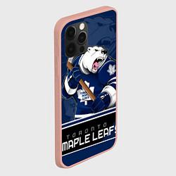 Чехол для iPhone 12 Pro Max Toronto Maple Leafs, цвет: 3D-светло-розовый — фото 2