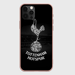 Чехол для iPhone 12 Pro Max Tottenham Hotspur, цвет: 3D-светло-розовый