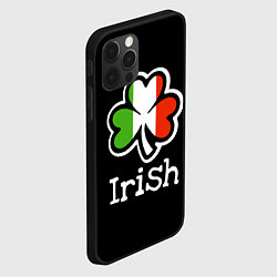Чехол для iPhone 12 Pro Max Irish - tricolor clover, цвет: 3D-черный — фото 2