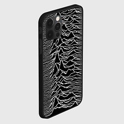 Чехол для iPhone 12 Pro Max Joy Division: Unknown Pleasures, цвет: 3D-черный — фото 2