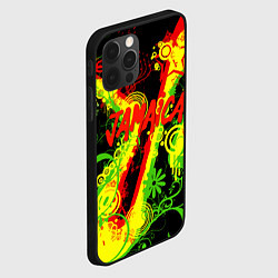 Чехол для iPhone 12 Pro Max Ямайка - музыка регги, цвет: 3D-черный — фото 2