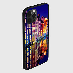 Чехол для iPhone 12 Pro Max Амстердама - Нидерланды, цвет: 3D-черный — фото 2