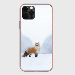 Чехол iPhone 12 Pro Max Лиса на снегу