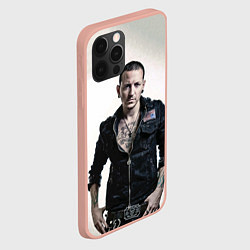 Чехол для iPhone 12 Pro Max Честер Беннингтон, цвет: 3D-светло-розовый — фото 2