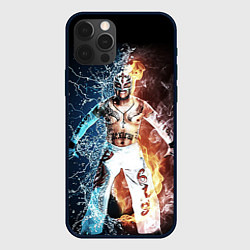 Чехол для iPhone 12 Pro Max Рей Мистерио, цвет: 3D-черный