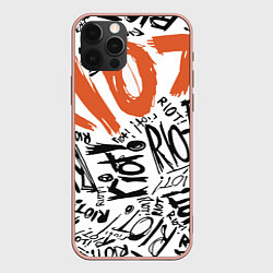 Чехол для iPhone 12 Pro Max Paramore: Riot, цвет: 3D-светло-розовый