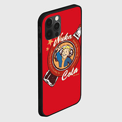 Чехол для iPhone 12 Pro Max Fallout: Nuka Cola, цвет: 3D-черный — фото 2