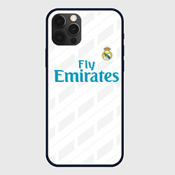 Чехол для iPhone 12 Pro Max Real Madrid, цвет: 3D-черный