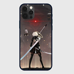 Чехол для iPhone 12 Pro Max Мечница 2B: Nier, цвет: 3D-черный