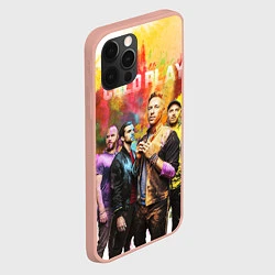 Чехол для iPhone 12 Pro Max Coldplay, цвет: 3D-светло-розовый — фото 2