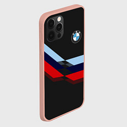 Чехол для iPhone 12 Pro Max Бмв Bmw Black, цвет: 3D-светло-розовый — фото 2