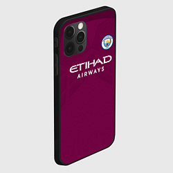 Чехол для iPhone 12 Pro Max Man City FC: Away 17/18, цвет: 3D-черный — фото 2