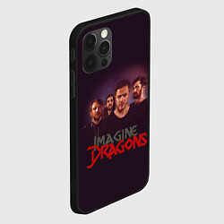 Чехол для iPhone 12 Pro Max Группа Imagine Dragons, цвет: 3D-черный — фото 2