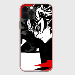 Чехол для iPhone 12 Pro Max Persona 5, цвет: 3D-светло-розовый