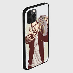 Чехол для iPhone 12 Pro Max Eminem: Street Music, цвет: 3D-черный — фото 2