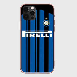 Чехол для iPhone 12 Pro Max Inter FC: Home 17/18, цвет: 3D-светло-розовый