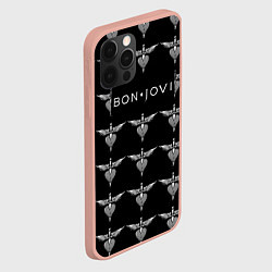 Чехол для iPhone 12 Pro Max Bon Jovi, цвет: 3D-светло-розовый — фото 2