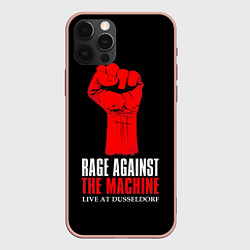 Чехол для iPhone 12 Pro Max Rage Against the Machine, цвет: 3D-светло-розовый