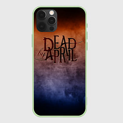 Чехол для iPhone 12 Pro Max Dead by April, цвет: 3D-салатовый