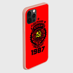 Чехол для iPhone 12 Pro Max Сделано в СССР 1987, цвет: 3D-светло-розовый — фото 2