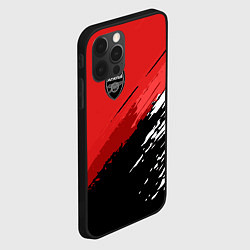 Чехол для iPhone 12 Pro Max FC Arsenal: Original, цвет: 3D-черный — фото 2