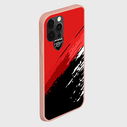 Чехол для iPhone 12 Pro Max FC Arsenal: Original, цвет: 3D-светло-розовый — фото 2