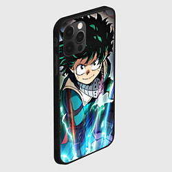 Чехол для iPhone 12 Pro Max My Hero Academia синий свет, цвет: 3D-черный — фото 2