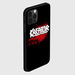 Чехол для iPhone 12 Pro Max Kreator: Blood, цвет: 3D-черный — фото 2