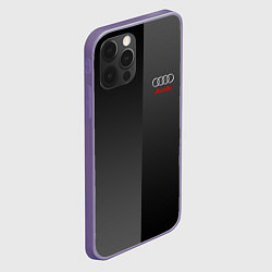 Чехол для iPhone 12 Pro Max Audi: Metallic Style, цвет: 3D-серый — фото 2