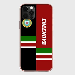 Чехол для iPhone 12 Pro Max Chechnya, Russia, цвет: 3D-светло-розовый