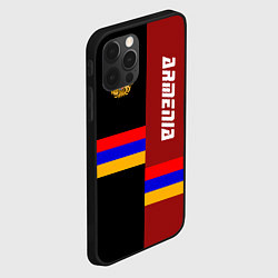 Чехол для iPhone 12 Pro Max Armenia, цвет: 3D-черный — фото 2
