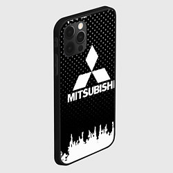 Чехол для iPhone 12 Pro Max Mitsubishi: Black Side, цвет: 3D-черный — фото 2