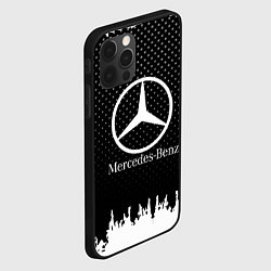 Чехол для iPhone 12 Pro Max Mercedes-Benz: Black Side, цвет: 3D-черный — фото 2